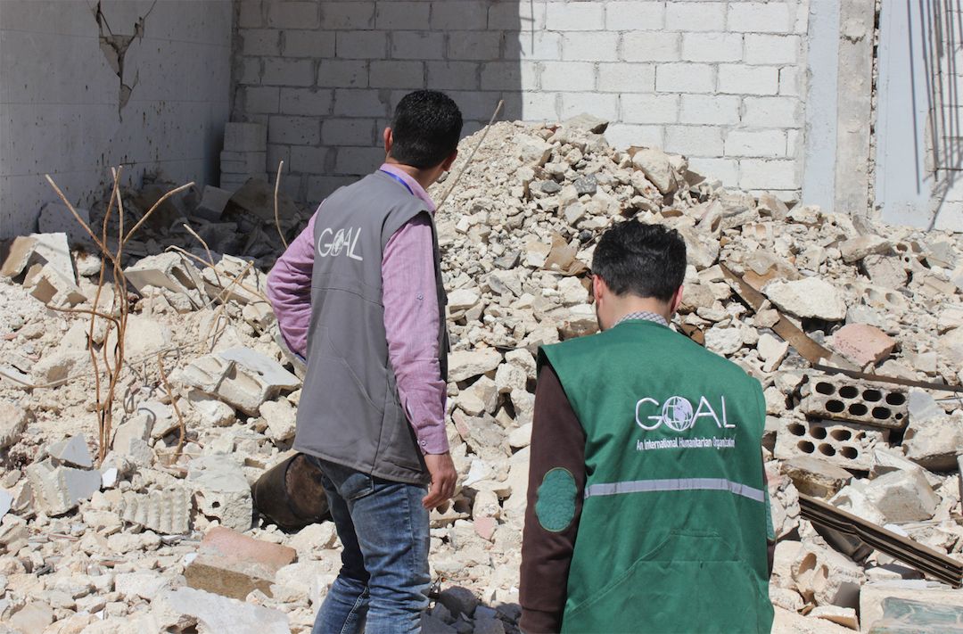 GOAL's humanitarian response GOAL has been responding to the humanitarian crisis in Syria since late 2012, providing food, clean water, utensils, shelter and emergency supplies to people affected by the conflict. We have over 400 Syrian staff working on the ground in Syria helping to save lives every day.